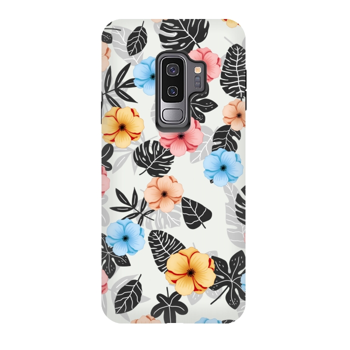 Galaxy S9 plus StrongFit Tropical patterns by Jms