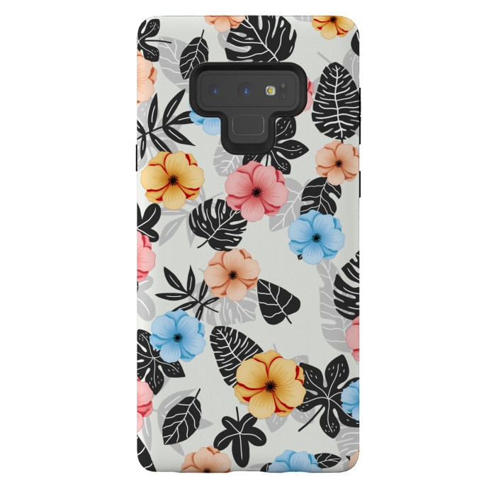 Galaxy Note 9 StrongFit Tropical patterns by Jms