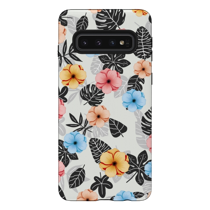 Galaxy S10 StrongFit Tropical patterns by Jms