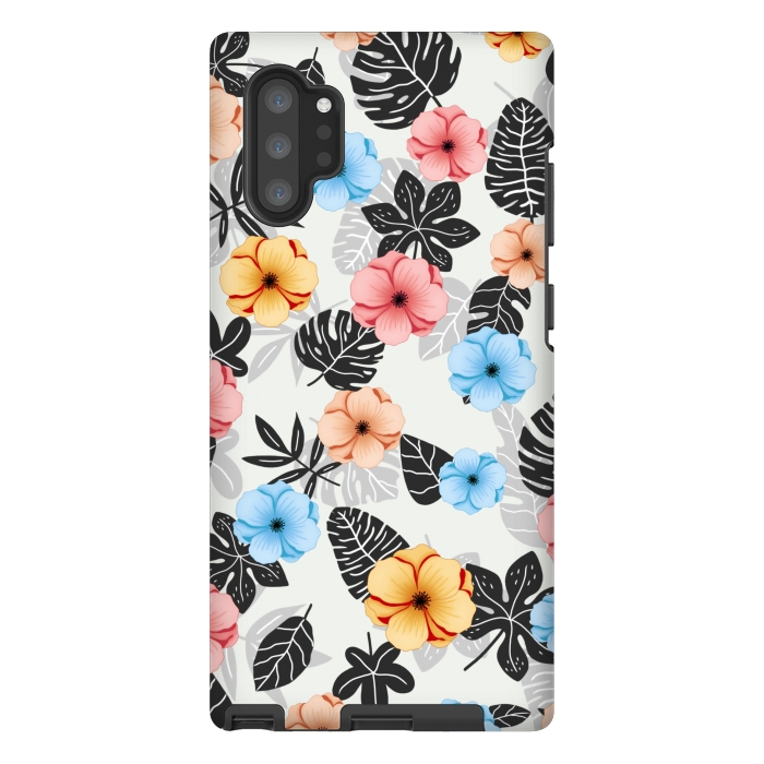 Galaxy Note 10 plus StrongFit Tropical patterns by Jms
