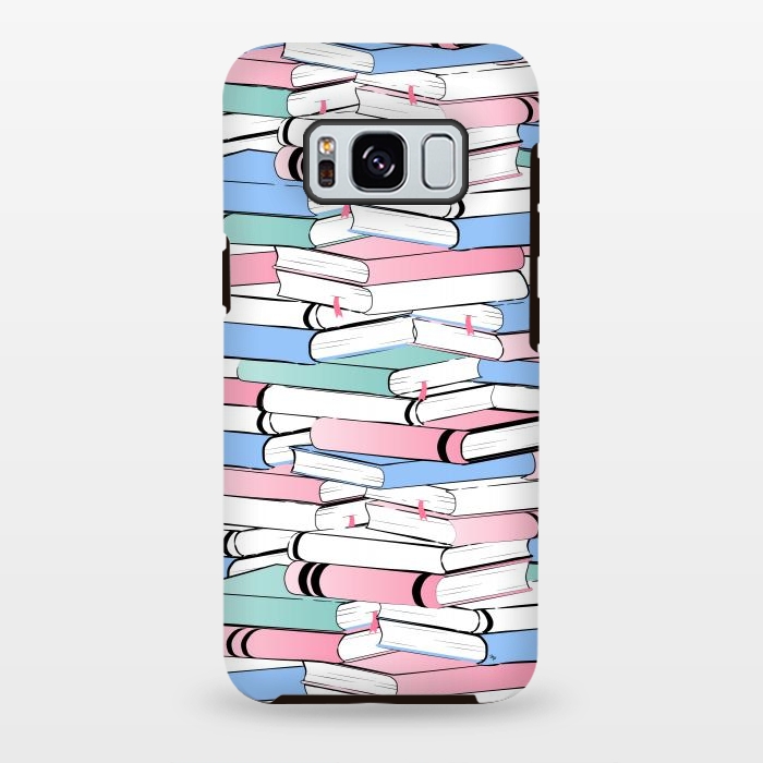 Galaxy S8 plus StrongFit Pastel Books by Martina