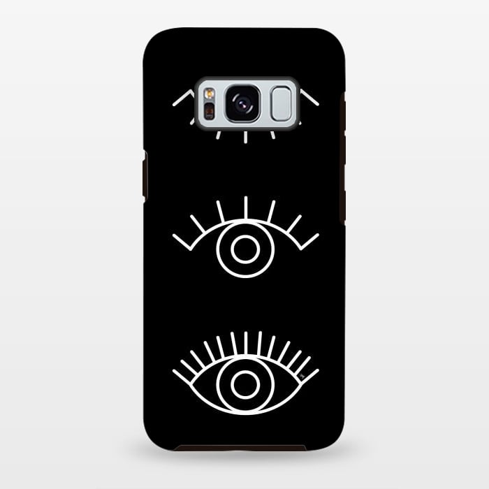 Galaxy S8 plus StrongFit Mystery Eyes by Martina