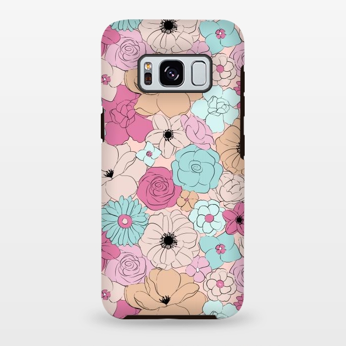 Galaxy S8 plus StrongFit Retro meadow by Martina