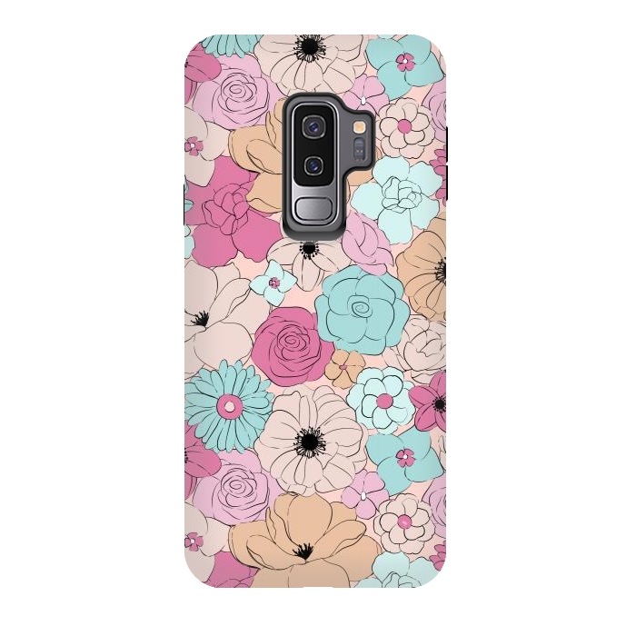 Galaxy S9 plus StrongFit Retro meadow by Martina