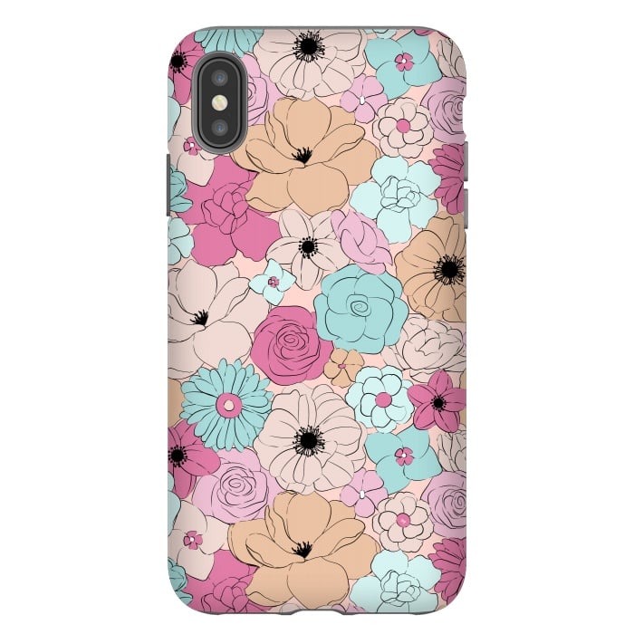iPhone Xs Max StrongFit Retro meadow by Martina