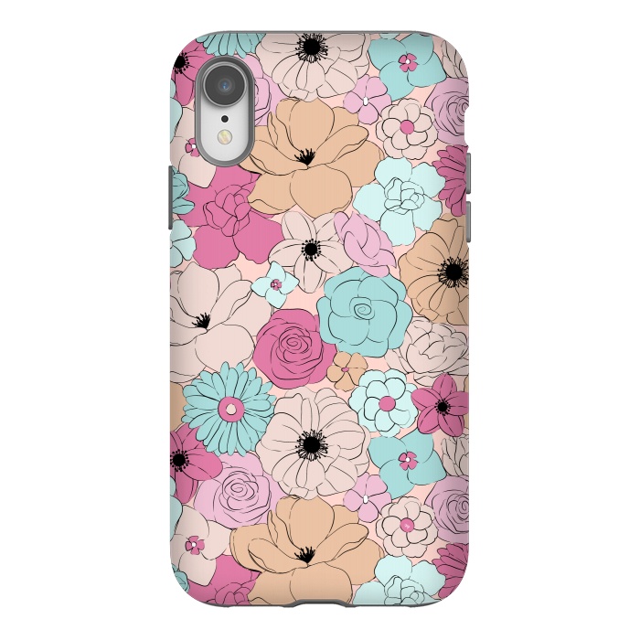 iPhone Xr StrongFit Retro meadow by Martina