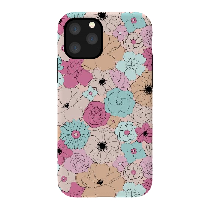 iPhone 11 Pro StrongFit Retro meadow by Martina