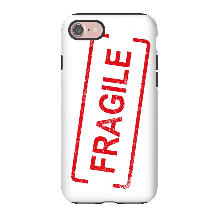 iPhone 7 StrongFit Fragile Red by Martina