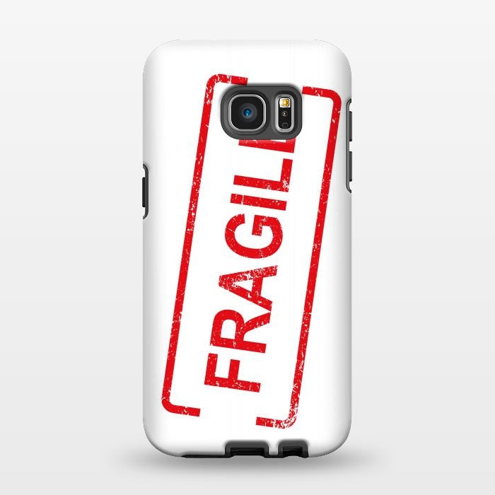 Galaxy S7 EDGE StrongFit Fragile Red by Martina