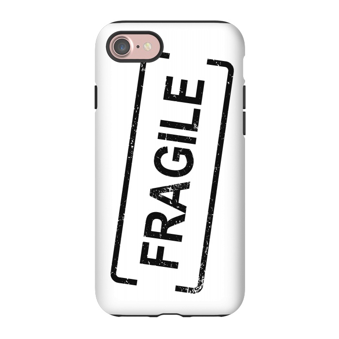 iPhone 7 StrongFit Fragile Black by Martina