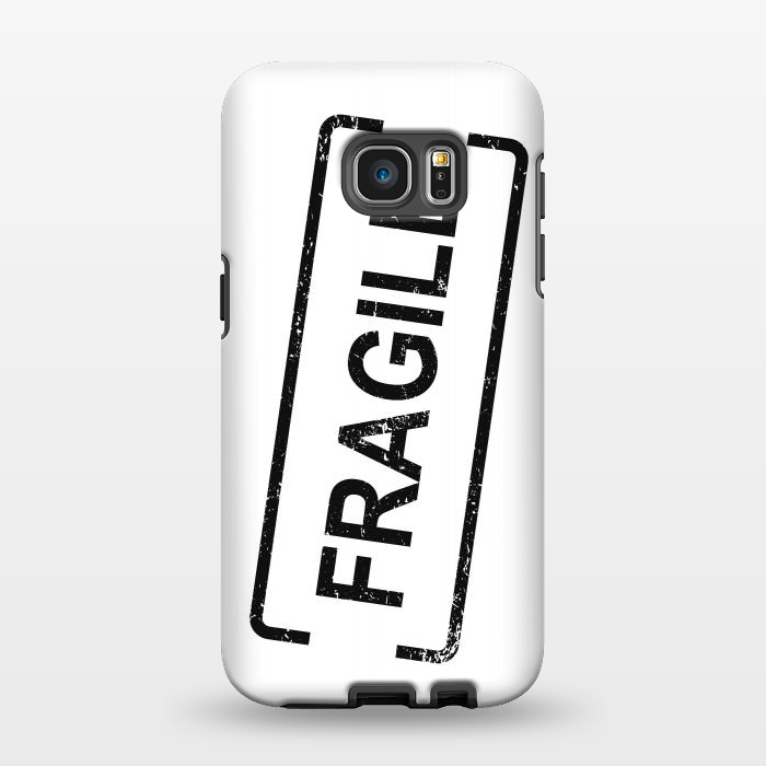 Galaxy S7 EDGE StrongFit Fragile Black by Martina
