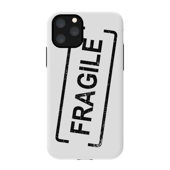 iPhone 11 Pro StrongFit Fragile Black by Martina