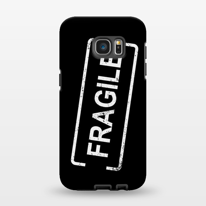 Galaxy S7 EDGE StrongFit Fragile White by Martina