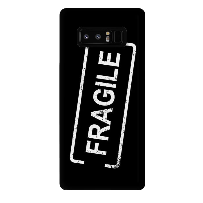 Galaxy Note 8 StrongFit Fragile White by Martina