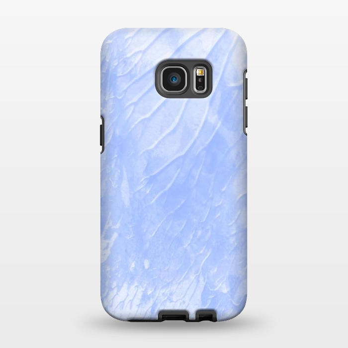 Galaxy S7 EDGE StrongFit Blue Paint by Martina