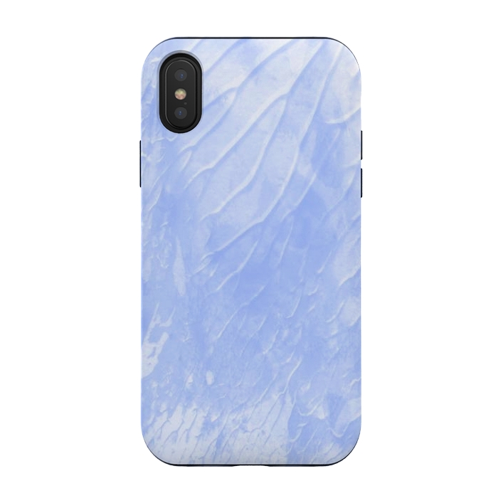 iPhone Xs / X StrongFit Blue Paint by Martina