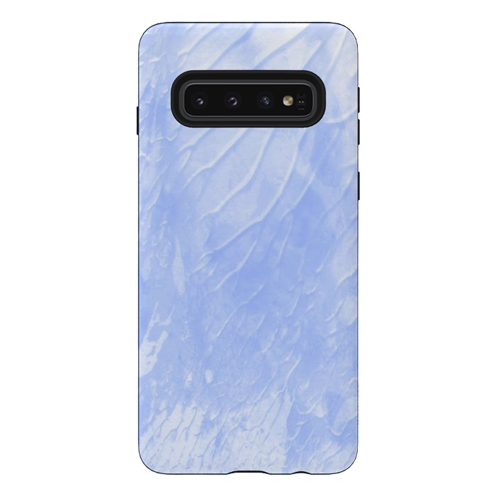Galaxy S10 StrongFit Blue Paint by Martina