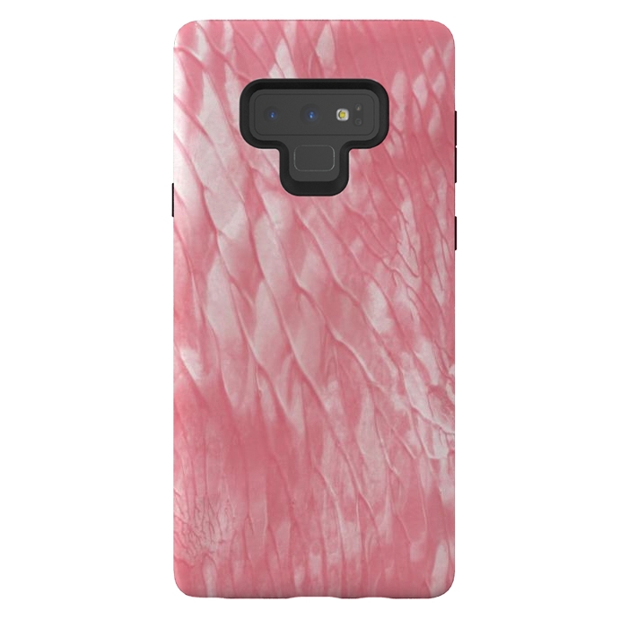 Galaxy Note 9 StrongFit Pink Paint by Martina