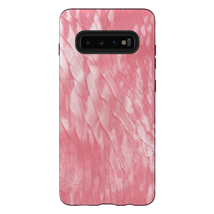 Galaxy S10 plus StrongFit Pink Paint by Martina