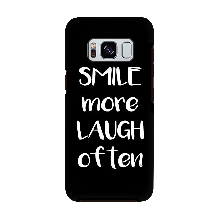 Galaxy S8 StrongFit Smile more quote by Martina