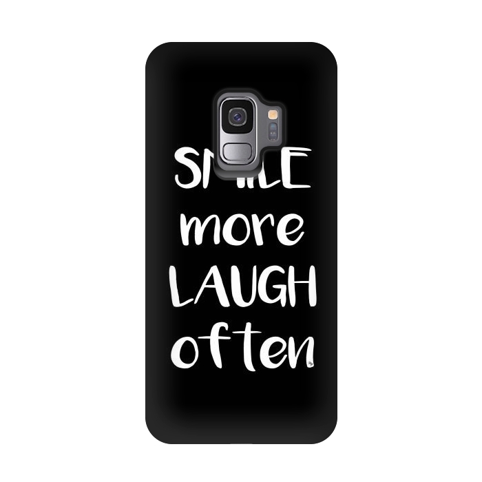 Galaxy S9 StrongFit Smile more quote by Martina