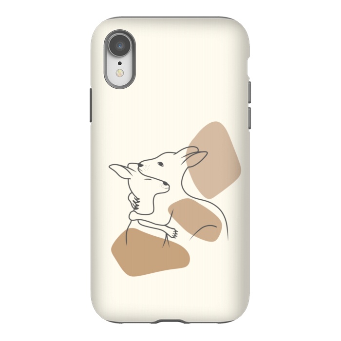 iPhone Xr StrongFit Kangaroo love by Jms