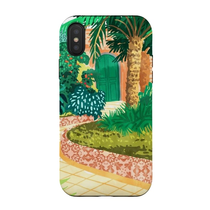 iPhone Xs / X StrongFit The House With The Green Door by Uma Prabhakar Gokhale