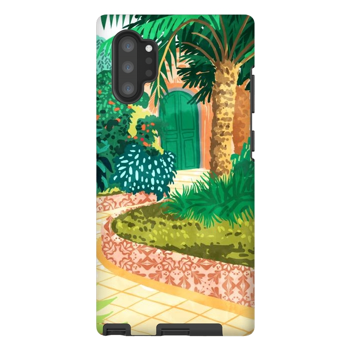 Galaxy Note 10 plus StrongFit The House With The Green Door by Uma Prabhakar Gokhale