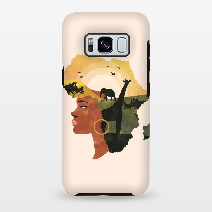 Galaxy S8 plus StrongFit Africa Love by Uma Prabhakar Gokhale