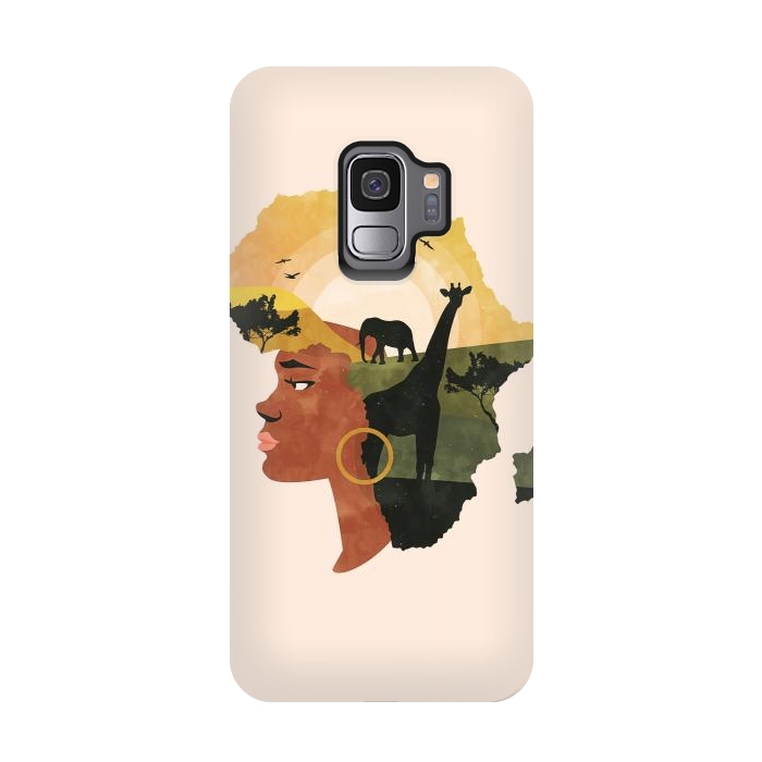 Galaxy S9 StrongFit Africa Love by Uma Prabhakar Gokhale