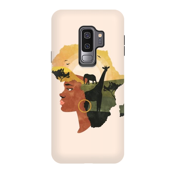 Galaxy S9 plus StrongFit Africa Love by Uma Prabhakar Gokhale