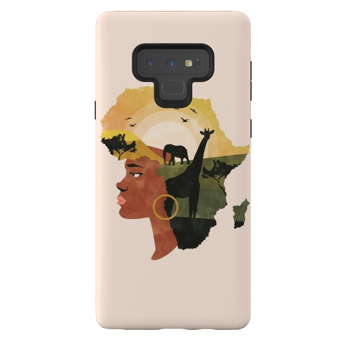 Galaxy Note 9 StrongFit Africa Love by Uma Prabhakar Gokhale