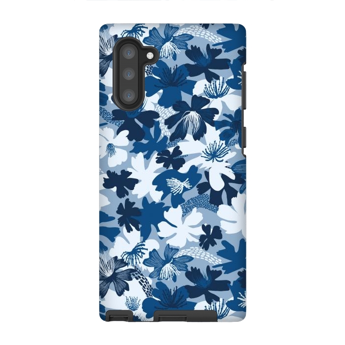 Galaxy Note 10 StrongFit Barely blue by Nina Leth