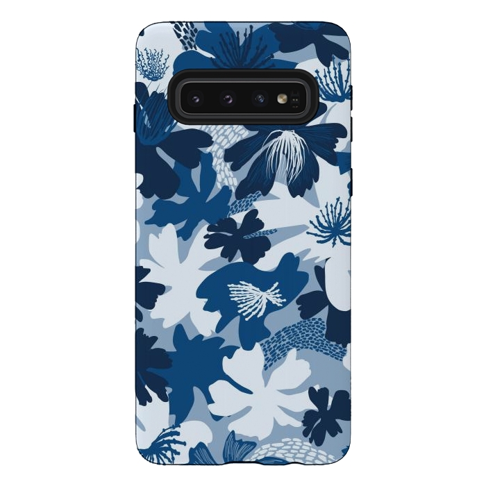 Galaxy S10 StrongFit Barely blue by Nina Leth