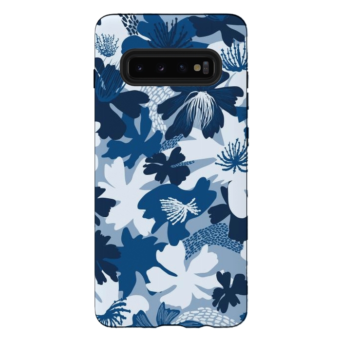 Galaxy S10 plus StrongFit Barely blue by Nina Leth