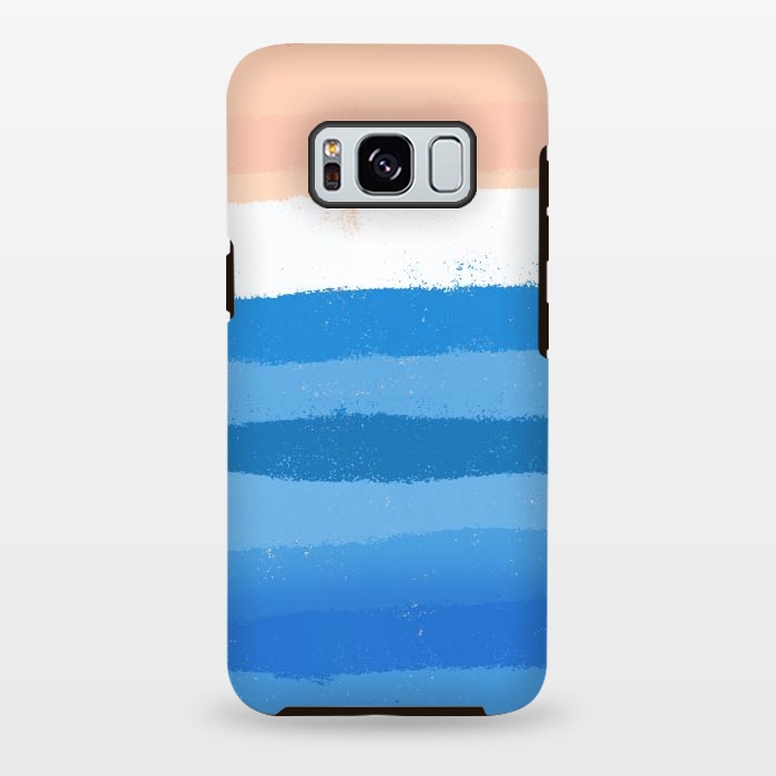 Galaxy S8 plus StrongFit The calm painted waves by Steve Wade (Swade)