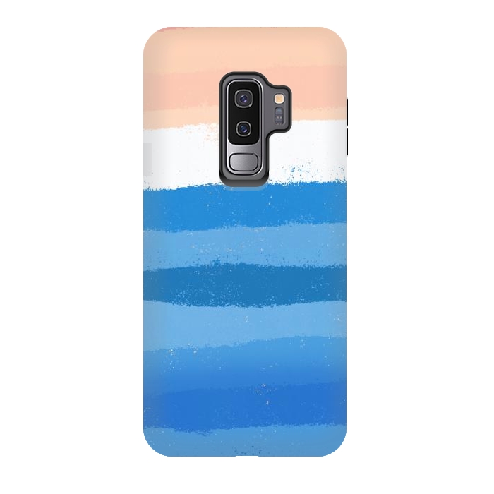 Galaxy S9 plus StrongFit The calm painted waves by Steve Wade (Swade)