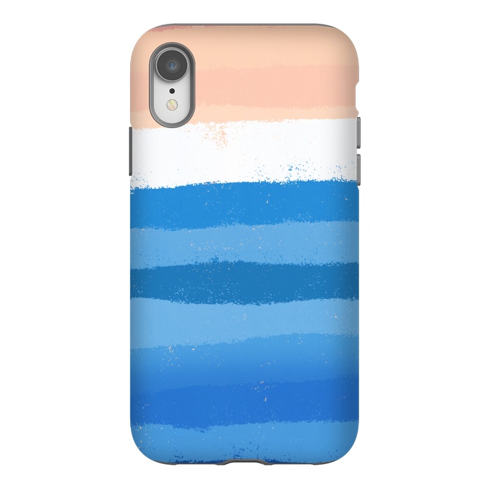 iPhone Xr StrongFit The calm painted waves by Steve Wade (Swade)