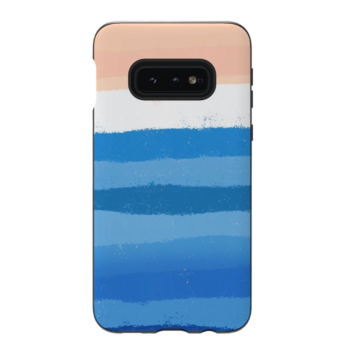 Galaxy S10e StrongFit The calm painted waves by Steve Wade (Swade)