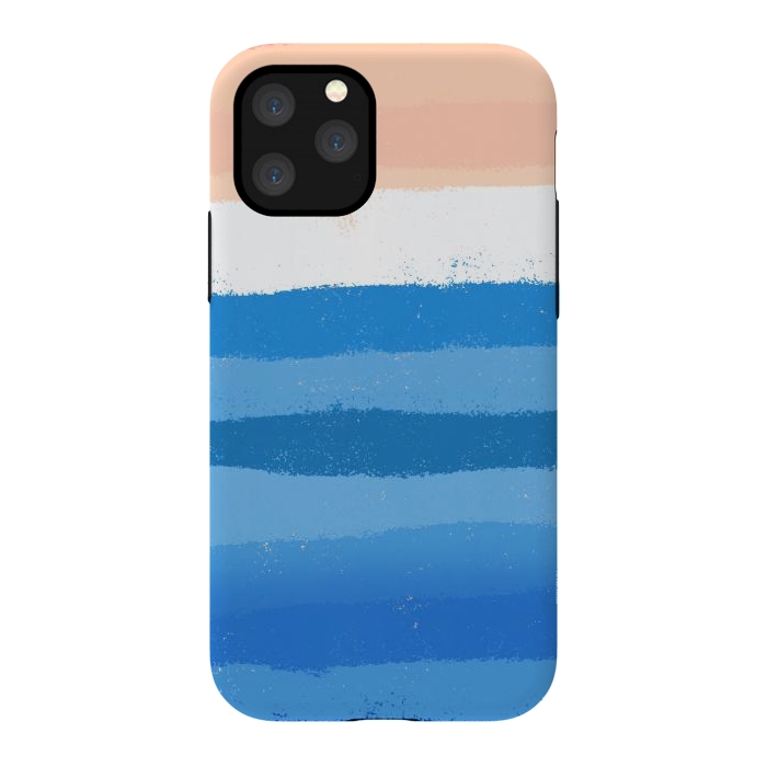 iPhone 11 Pro StrongFit The calm painted waves by Steve Wade (Swade)