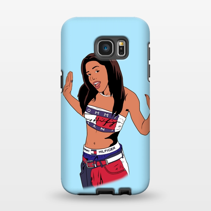 Galaxy S7 EDGE StrongFit Aaliyah by Zoe Astritis