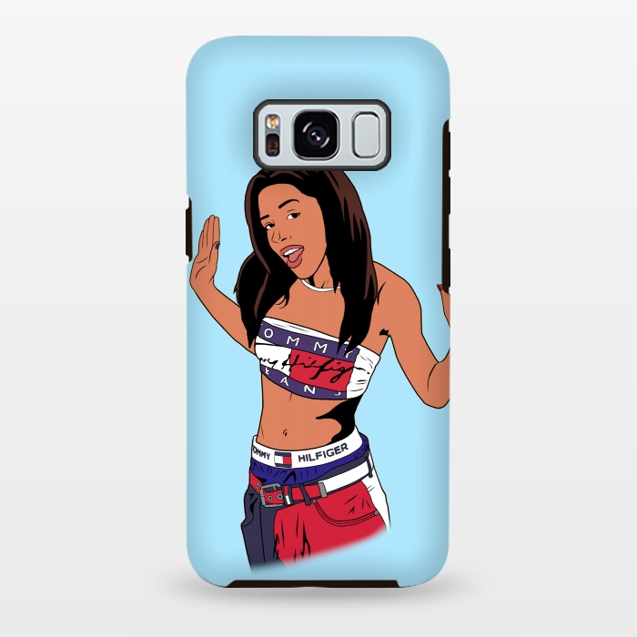 Galaxy S8 plus StrongFit Aaliyah by Zoe Astritis