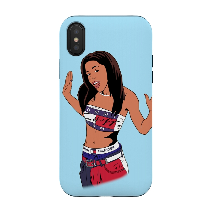iPhone Xs / X StrongFit Aaliyah by Zoe Astritis