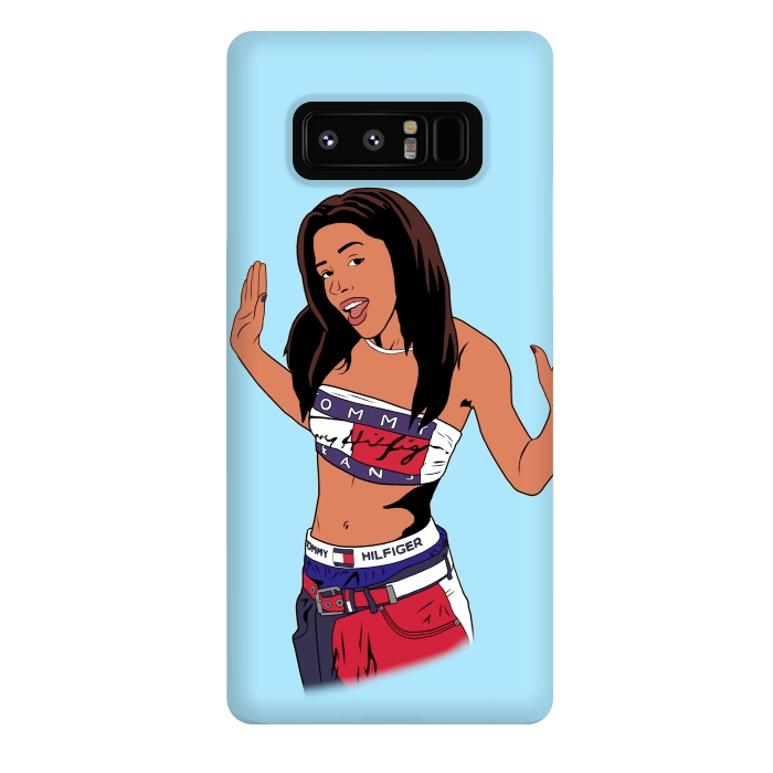 Galaxy Note 8 StrongFit Aaliyah by Zoe Astritis