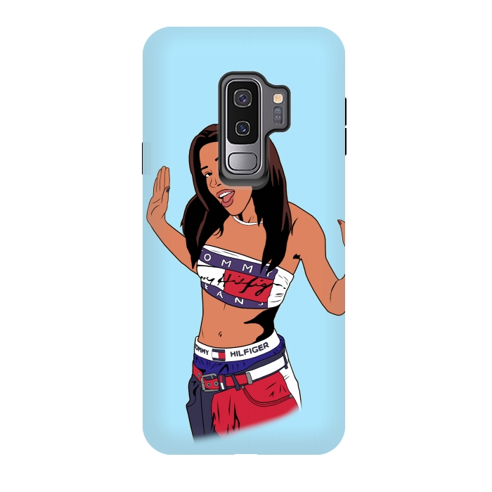 Galaxy S9 plus StrongFit Aaliyah by Zoe Astritis