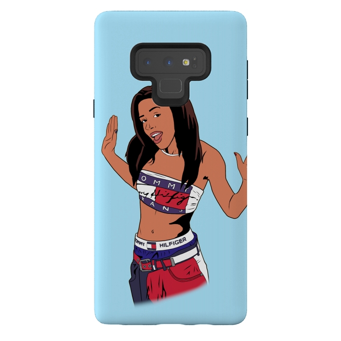 Galaxy Note 9 StrongFit Aaliyah by Zoe Astritis
