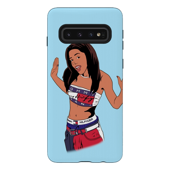 Galaxy S10 StrongFit Aaliyah by Zoe Astritis