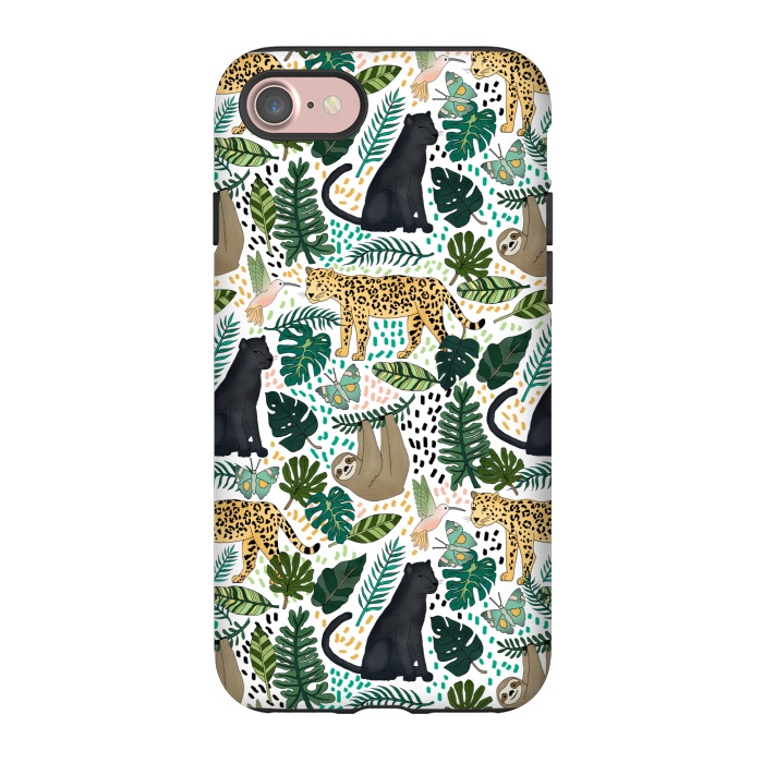 iPhone 7 StrongFit Emerald Forest Animals by Tangerine-Tane