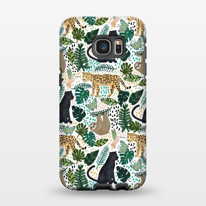 Galaxy S7 EDGE StrongFit Emerald Forest Animals by Tangerine-Tane
