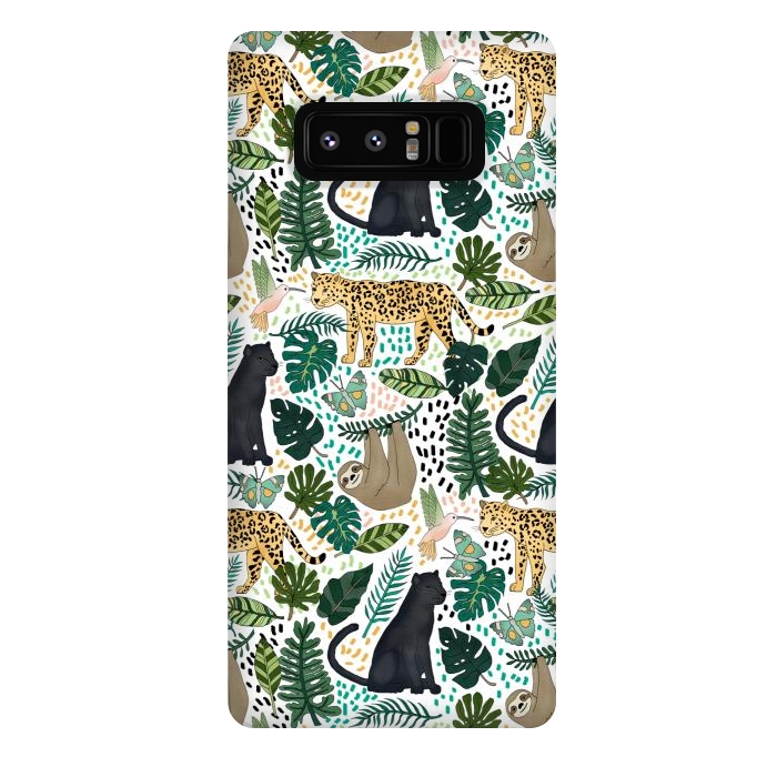 Galaxy Note 8 StrongFit Emerald Forest Animals by Tangerine-Tane